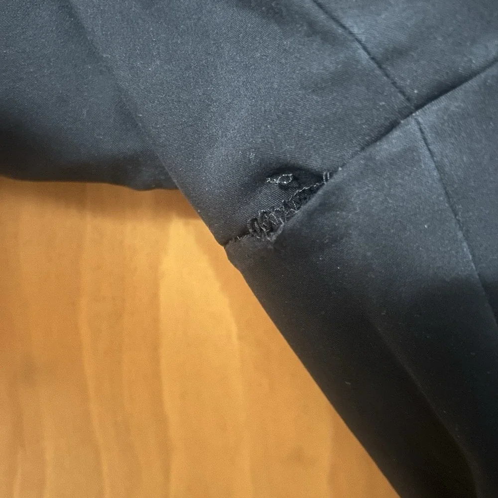 LOFT Womens ' Julie Skinny ' Black Dress Pants Career Business Size 18 Tall - Picture 6 of 9